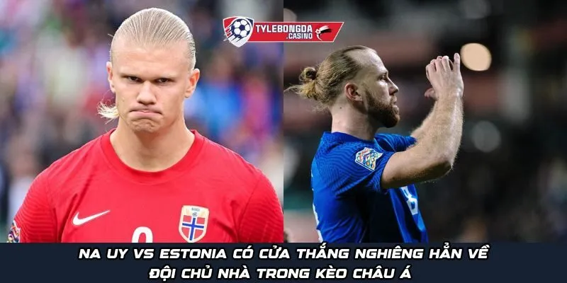 Na Uy vs Estonia có cửa thắng nghiêng hẳn về đội chủ nhà trong kèo châu Á